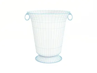 Copper Planter - High-Quality 3D Model for Indoor Plants 3D model