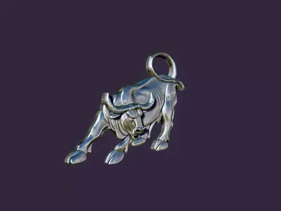 Bull for casting 3D print model