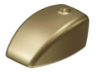 Premium Brass Bike Fuel Tank 3D model