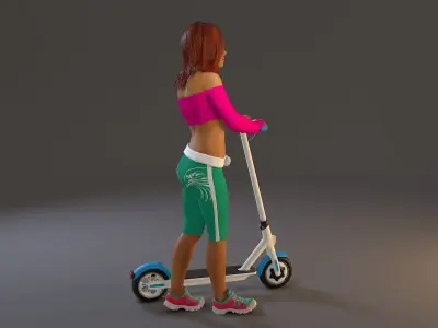 Street Female BCC 2130 002 3D model