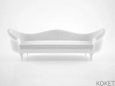 Koket Colette sofa 3D model