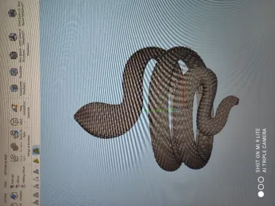 Free Snake Bracelet Free 3D model