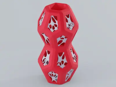 Hexa-Penta Flower Vase 3D print model