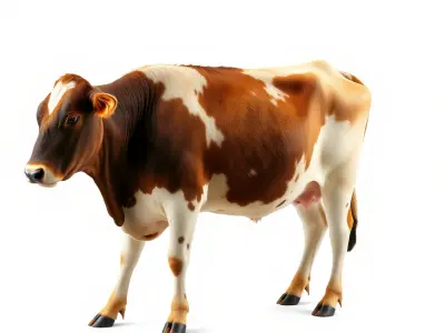 Realistic Cow Model Pack Low-poly 3D model