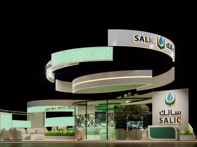 Exhibition booth design salic 3D model