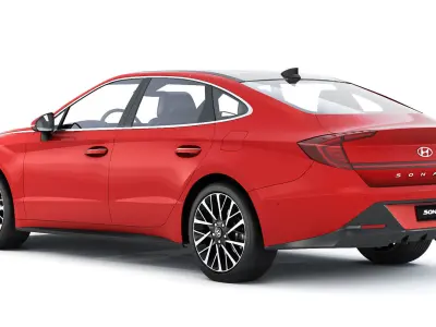 Hyundai Sonata 2021 3D model