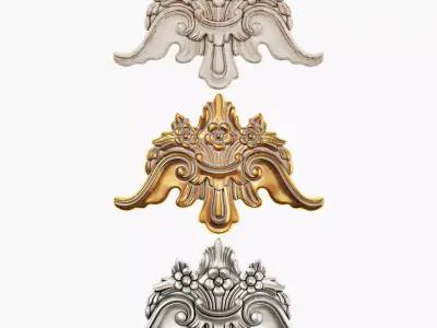 Classic carved 249 3D model