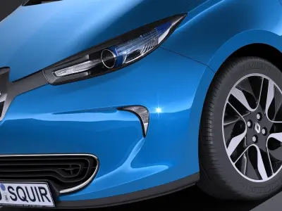 Renault Zoe 2017 3D model