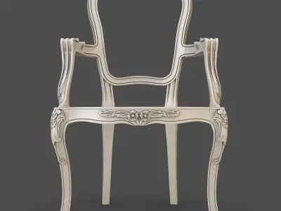 Arm chair CNC 3D model