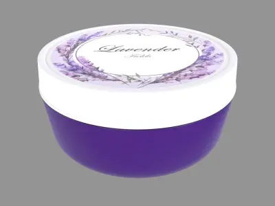 Car Air Freshener - Lavender Fields 3D model