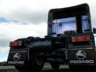 Pegaso Troner Low-poly 3D model