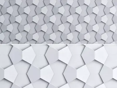 3d panel decoration low poly 3d model Low-poly 3D model