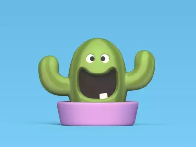 Cactus Holder 3D print model
