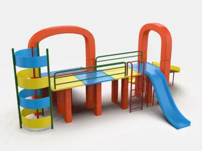 Jungle Gym 3D model