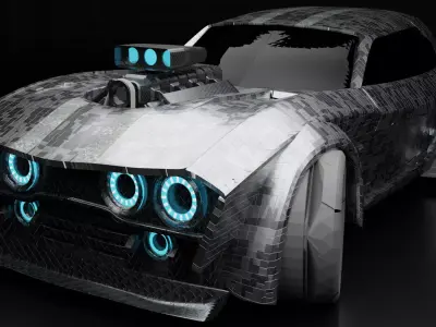 Si-Fi Car 3D model
