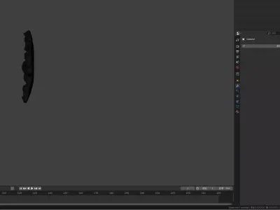 aroque Style Golden Flower Brooch 3D print model