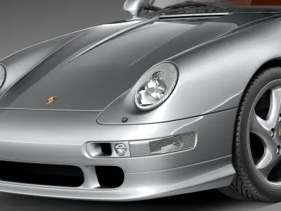 Porsche 911 993 Turbo 3D model