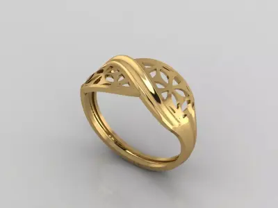 Women Plain Ring Ready STL 3DM Models Womens Rings 3D models 3D print model