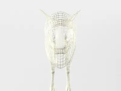 Sheep Low-poly 3D model