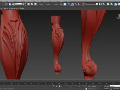 Furniture Legs Tables Chairs CNC Wood 1003 3D print model
