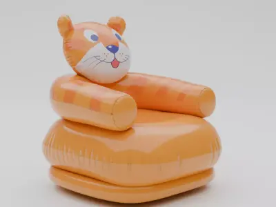 Baby Seatter Low-poly 3D model