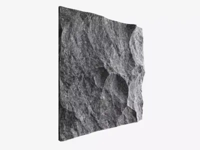 246-RockPanel piece of rock 3D model