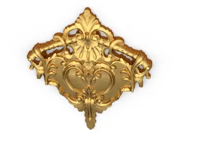 Classic carved decor ornament 482 3D print model