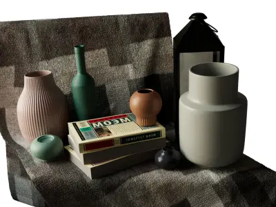 Decor set by ikea 3D model