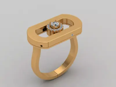 Messika So Move Ring Brand 3D Printable  3D print model
