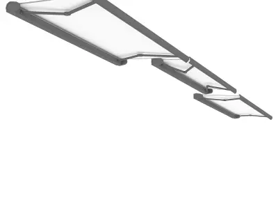 wrought iron design 3D model Low-poly 3D model