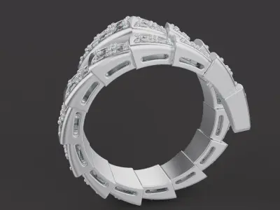 Serpent Ring 66766 3D print model