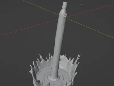 water fall  Free 3D print model