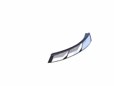 Turbo Lights Low-poly 3D model