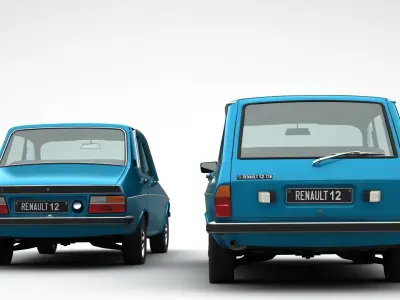 Renault 12 TX - TSW Pack 3D model