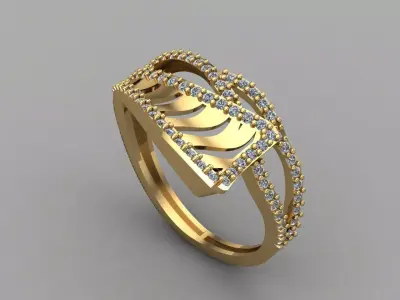 Women Ring 3DM Womens Ring 3d models 3D print model 3D print model 67