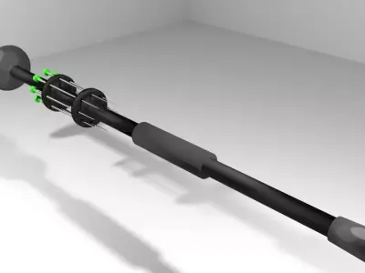 Blowgun - Modern 3D model