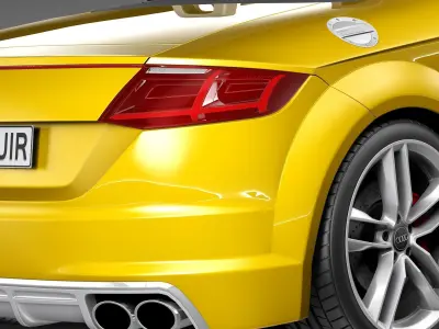 Audi TTS Roadster 2015 3D model