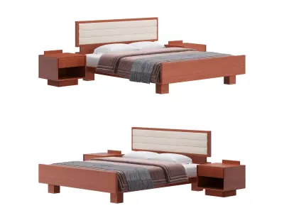 Bed SCACCHI 3D model