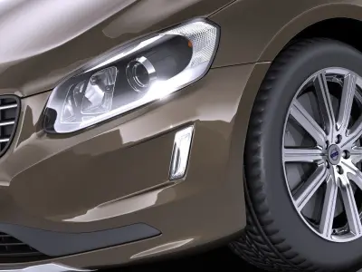 Volvo XC60 2014 VRAY 3D model