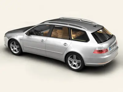 Generic Car Station Wagon 3D model