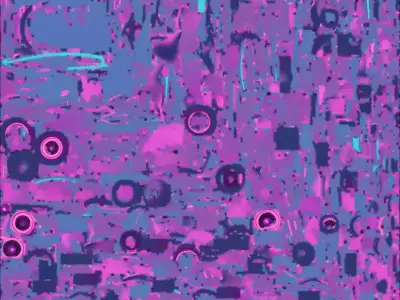 Futuristic Neon Racing Kart 3D Model Low-poly 3D model