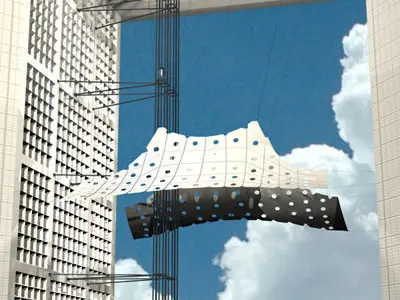 Paris Arche 3D model