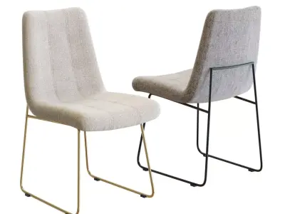 Crate and Barrel Naomi Dining Chair 3D model