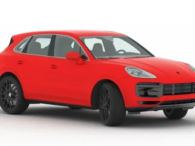 Porsche Cayenne  3D model by harishdavid07