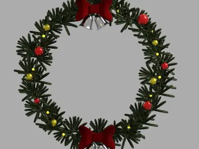 3D Simple Christmas Wrath 3D model