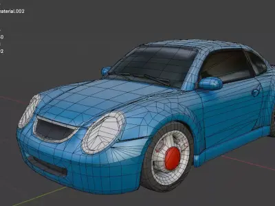 Car Low Poly 3d Model Low-poly 3D model
