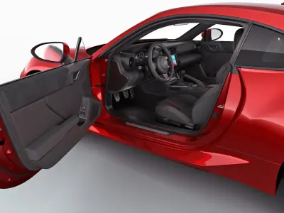 Toyota GR 86 2022 with interior 3D model