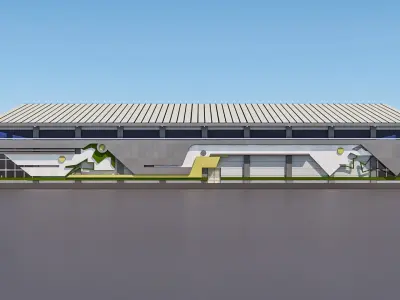 Sport Complex 3D model