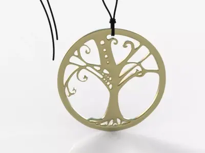 Tree Pendant 002 3D print model