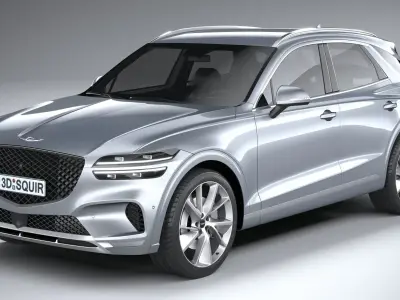 Genesis GV70 2020 3D model